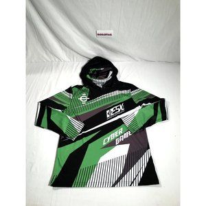 ESports Gaming Gear Lightweight pullover Youth sz 14/16 Green Black
